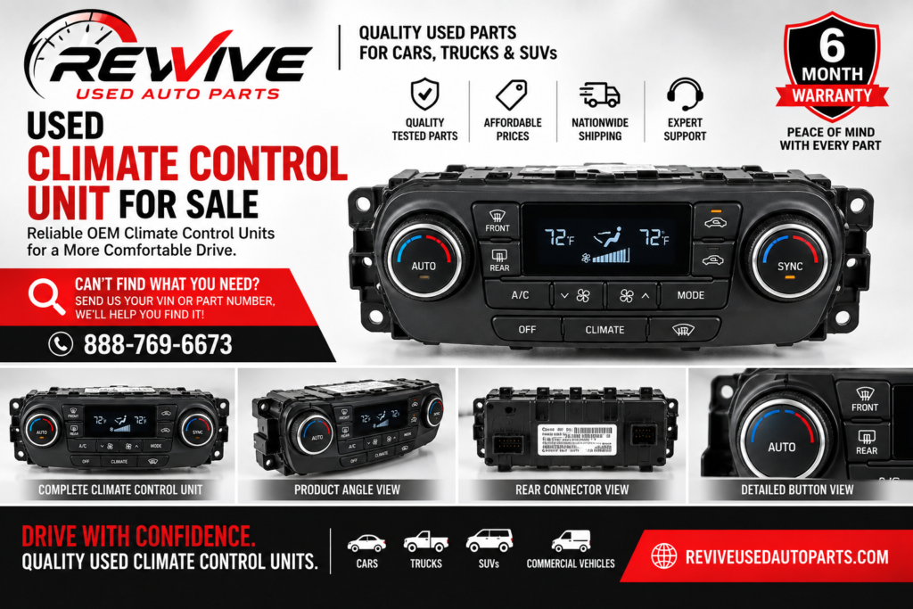 Used Climate Control Unit for Sale